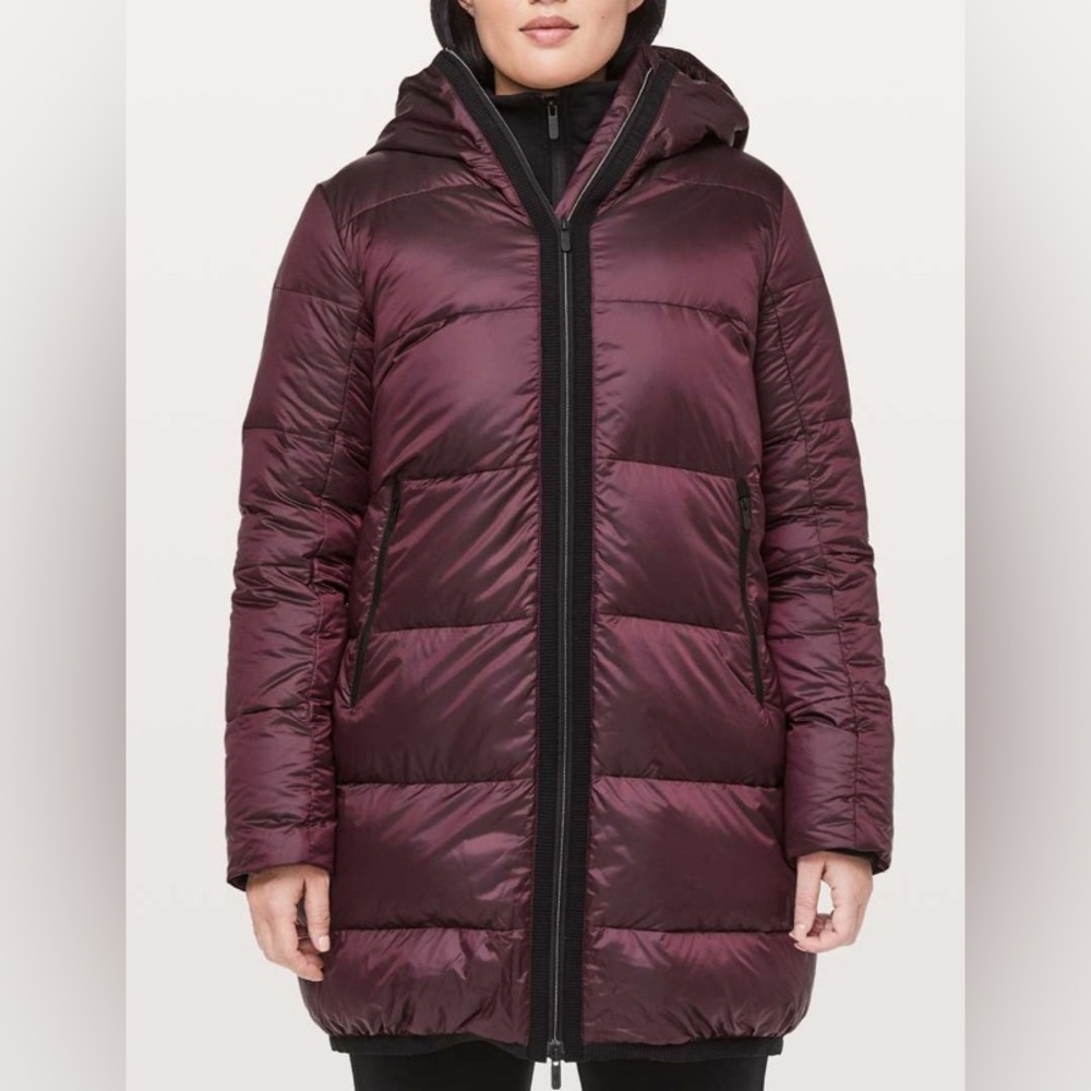 NWOT Lululemon Cloudscape Long Jacket Dark Adobe